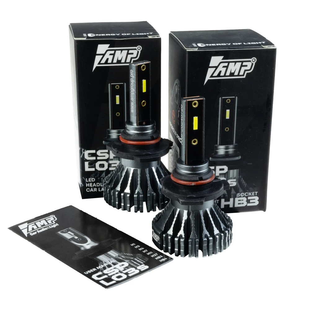 Светодиодная лампа AMP COB L03s HB3 (2шт)
