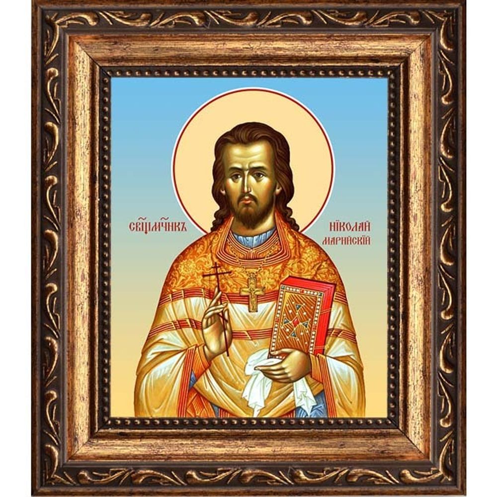 Николай Марийский (Рюриков) священномученик. Икона на холсте.