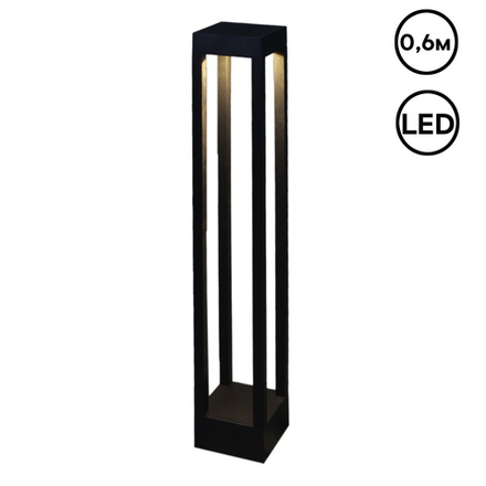 09970-0.7-001U 0,6M LED7W BK RLOS фонарь