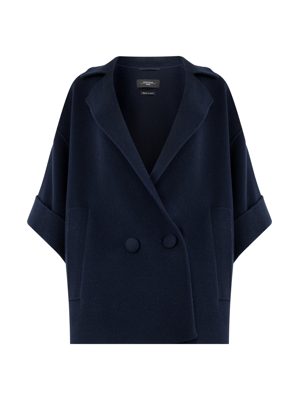 MAX MARA полупальто - синий