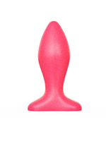 Анальная пробка LOVETOY розовая с платформой-восьмёркой