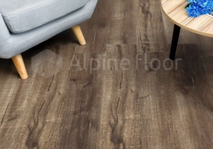 Каменно-полимерная напольная плитка Дуб Vermont Синхронное тиснение ЕСО 2-3