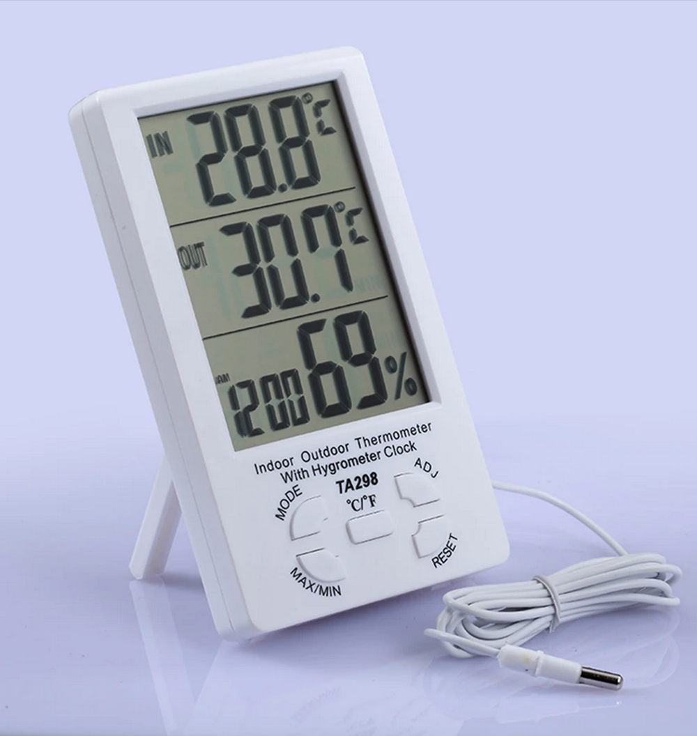 Часы-метеостанция с гигрометром KTj TA298 с out датчиком