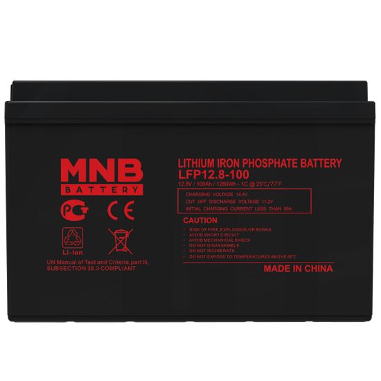 Аккумулятор MNB Литий-железо-фосфатный (LiFePO4 с BMS) LFP 12,8-100