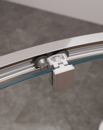 Душевой уголок Cezares MOLVENO-R-1-100-C-Cr-IV, 100х100х195, профиль хром, стекло прозрачное