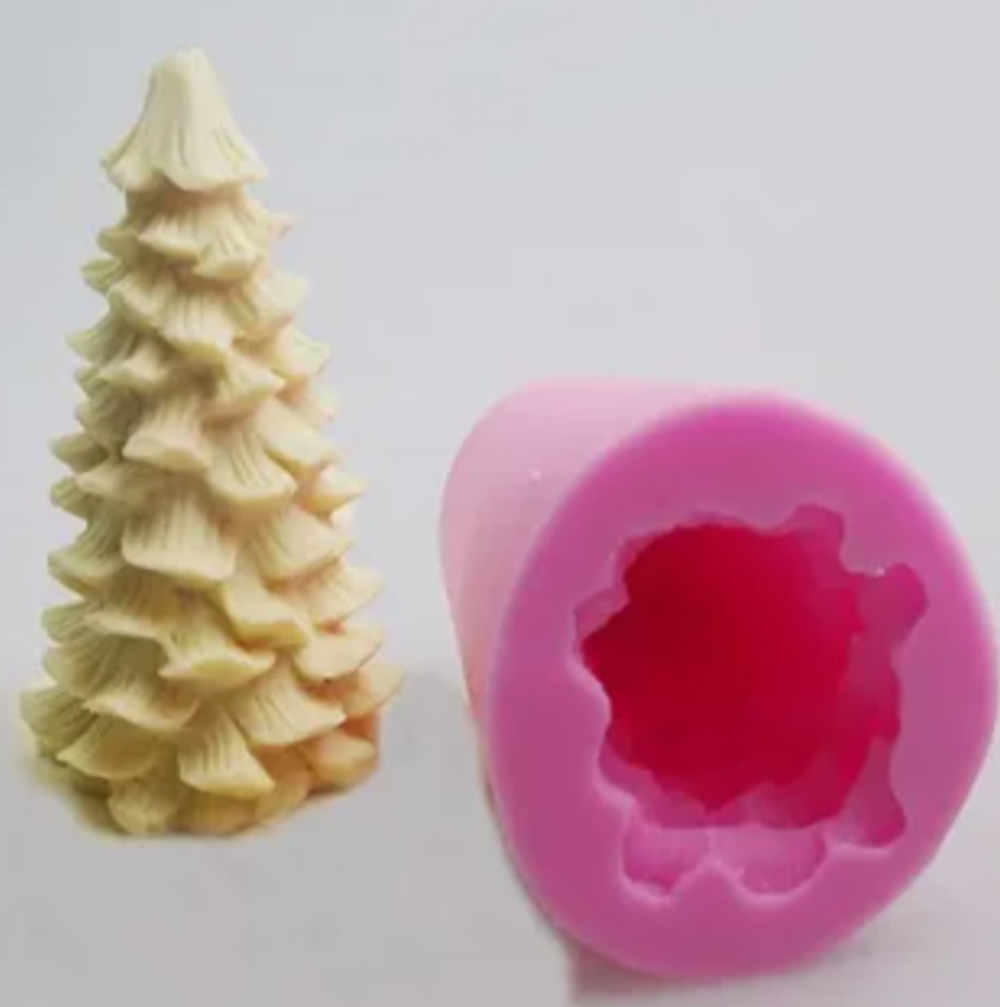 Молд 3D Ёлка 8см, силикон