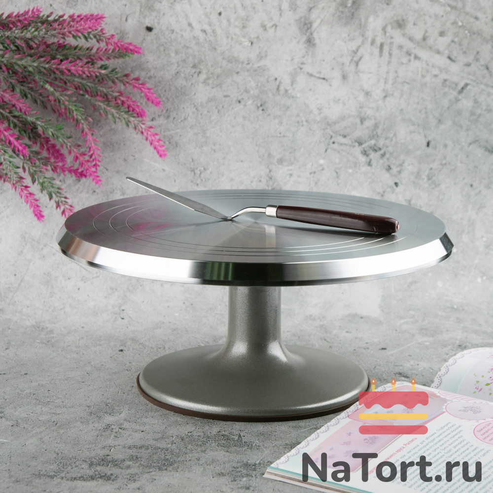 Столик вращающийся профессиональный металлический Д 31 см