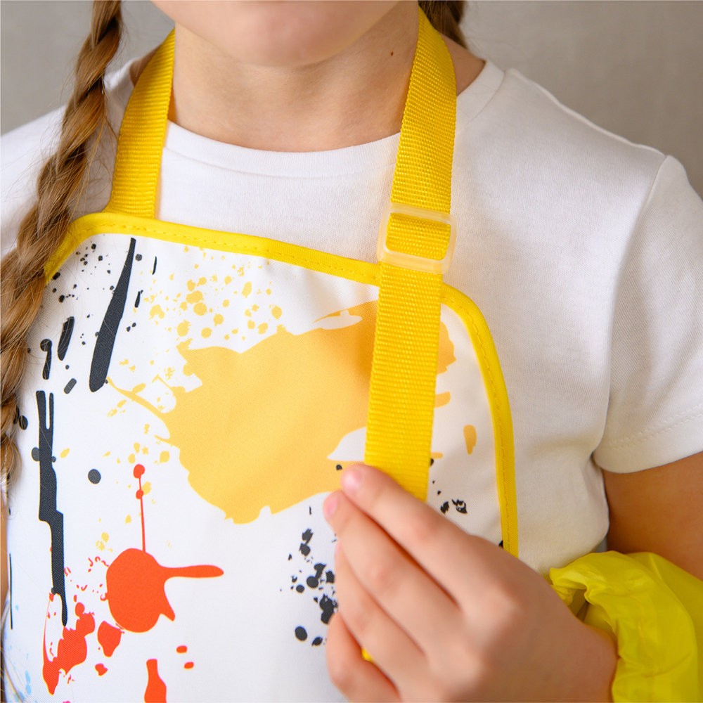 Фартук для творчества с застёжкой фастекс. Феерия красок