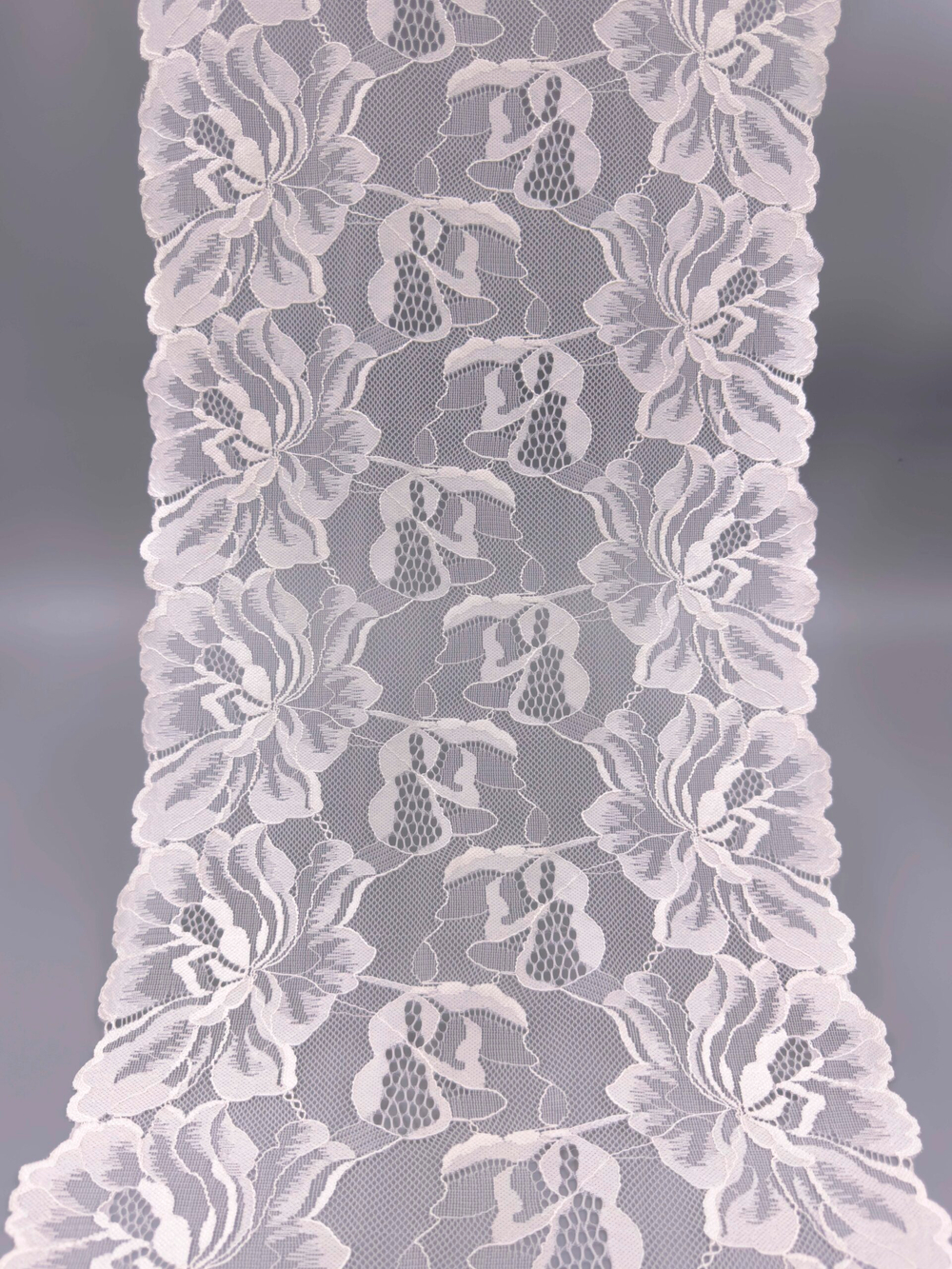 Эластичное кружево жасмин ширина 29 см