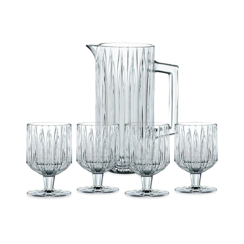 Набор из кувшина и 4-х бокалов Jules Nachtmann