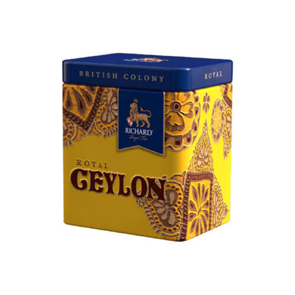 Чай черный  Richar British Colony Royal Ceylon (жестебанка) 50 г.