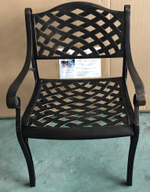 Металлическая мебель из литого алюминия Paris, античная бронза