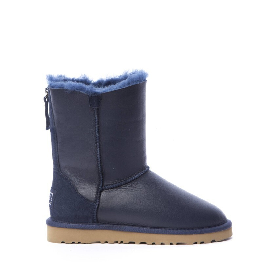 Угги Short Zip Metallic Navy