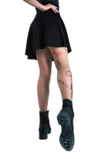 Колготки с принтом и надписями «banksy» (Размер: S-M-L) (Цвет: бежевый)