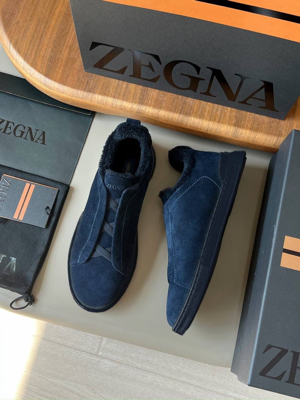 Мокасины Zegna