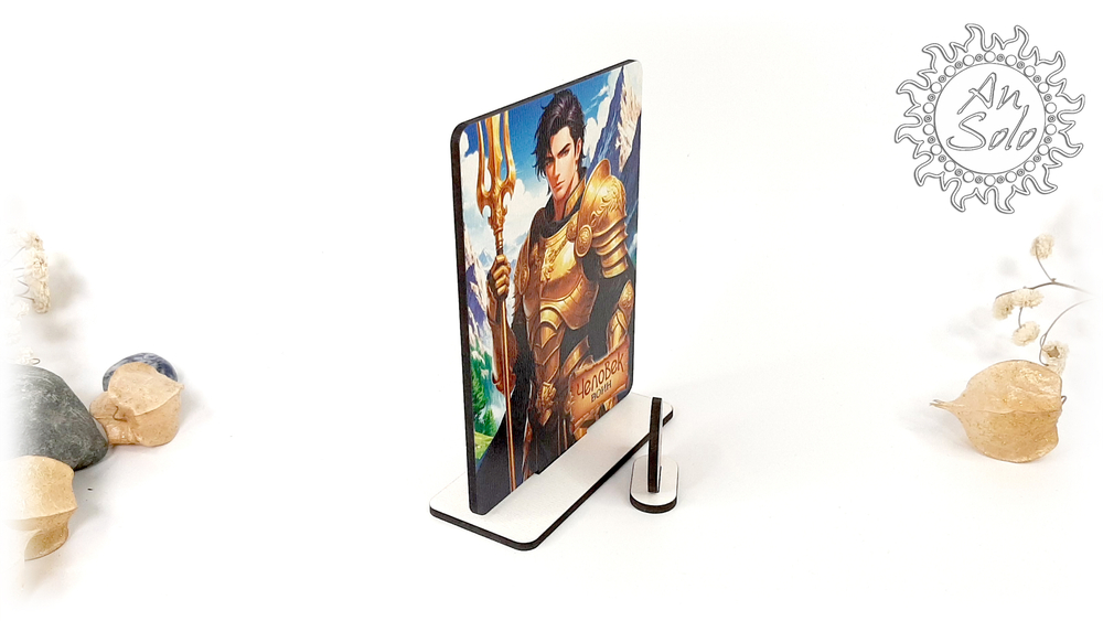 Мужской аватар Человек Воин для настольных игр, ДНД