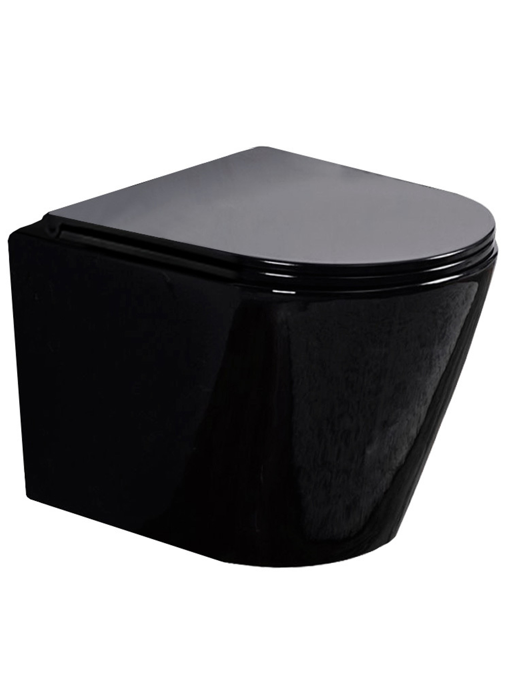 Унитаз подвесной WeltWasser WW SALZBACH 043 GL-BL 10000011696 черный глянец