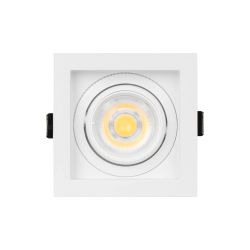 Светильник MS-VORTEX-BUILT-S90x90-12W Warm3000 (WH-WH, 40 deg, 230V) (Arlight, IP20 Металл, 5 лет) 057914