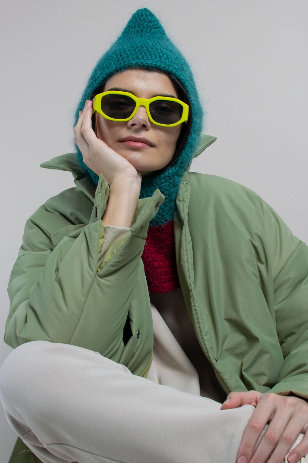 Куртка Alexandra Talalay AW004 фисташковая