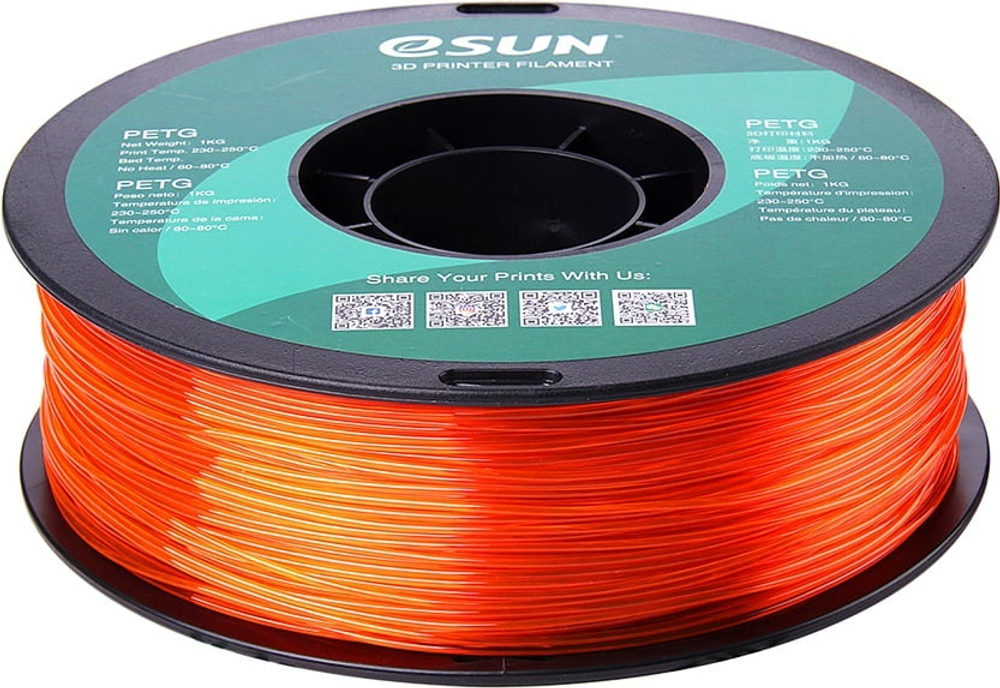 Пластик для 3D-печати ESUN PETG Filament solid оранжевый