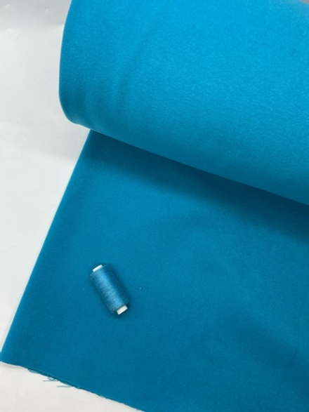 Пальтовая ткань бирюза