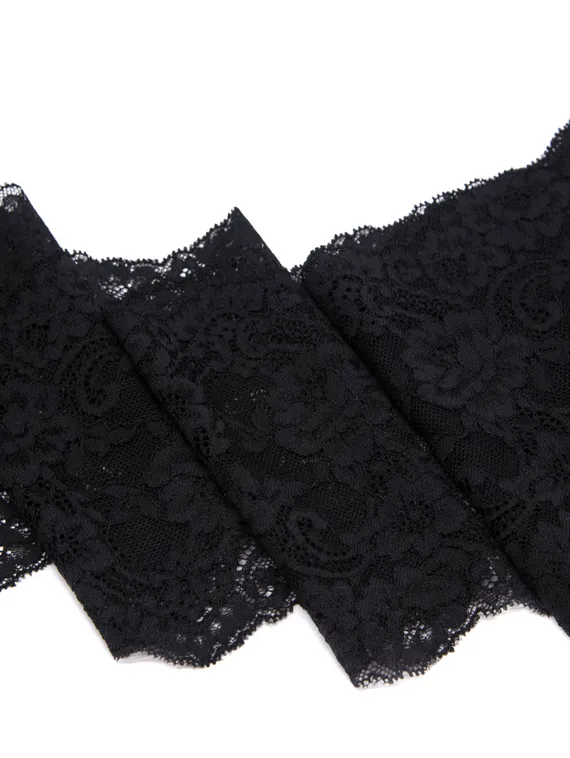 03-192 ОПТ Кружево эластичное 16 см, черный