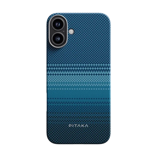 Чехол Pitaka Tactile Woven case для iPhone 16 - Moonrise (KI1601M)