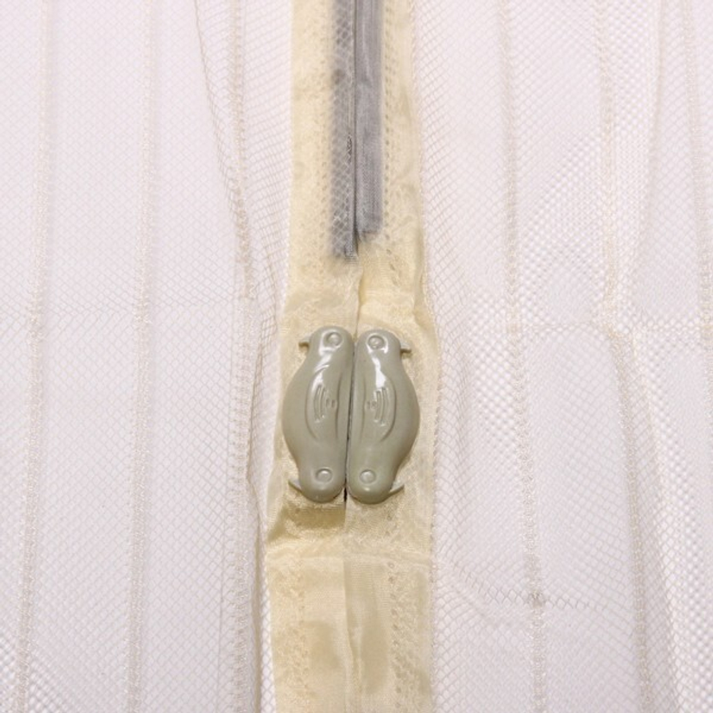 Сетка антимоскитная дверная на магнитах 100*210см «Элис» бежевая ДоброСад