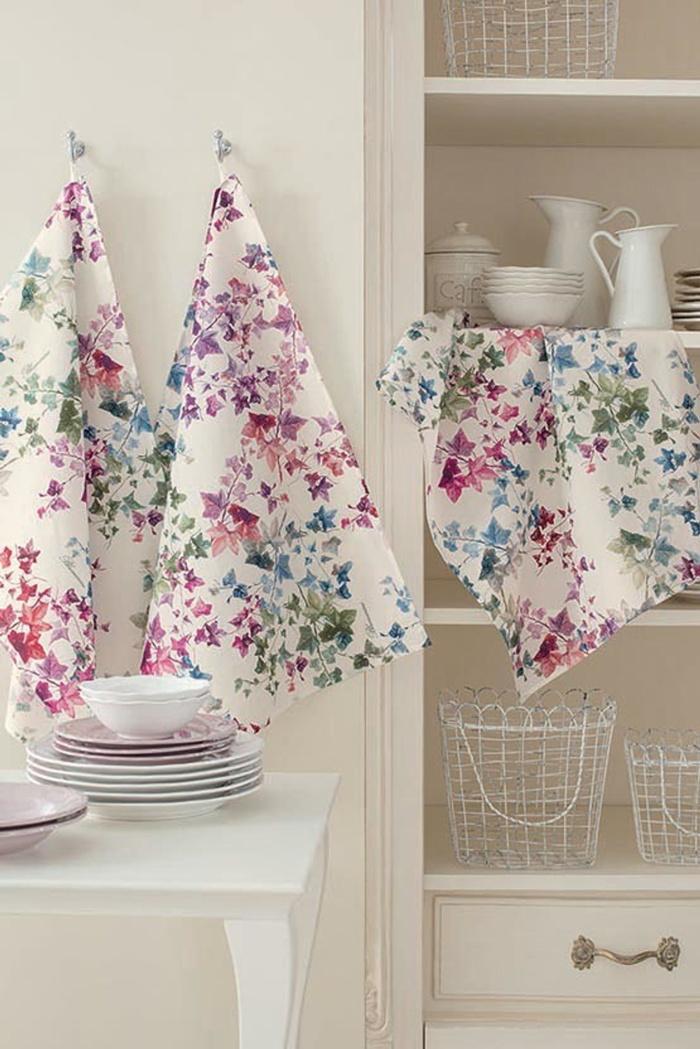 Набор полотенец 3шт Blumarine Edera Amarant