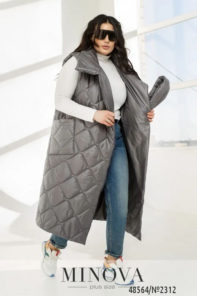 Жилет 2312-серый Minova
