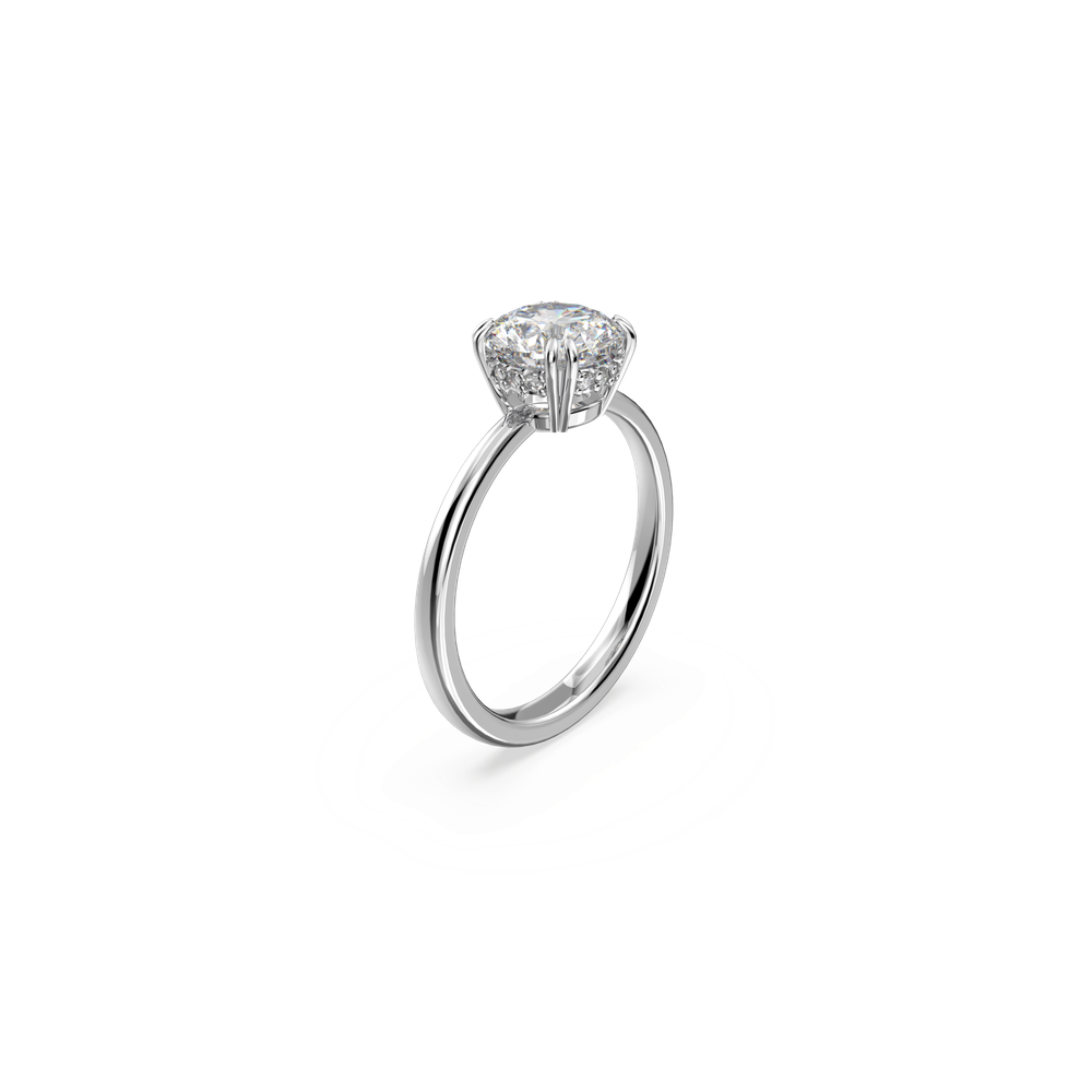 STILLA:RING RND S WHITE/RHS 50