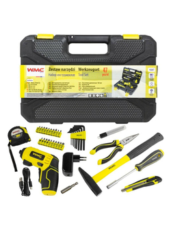 Набор инструментов 47 предметов WMC TOOLS 1047 WMC TOOLS WMC-1047
