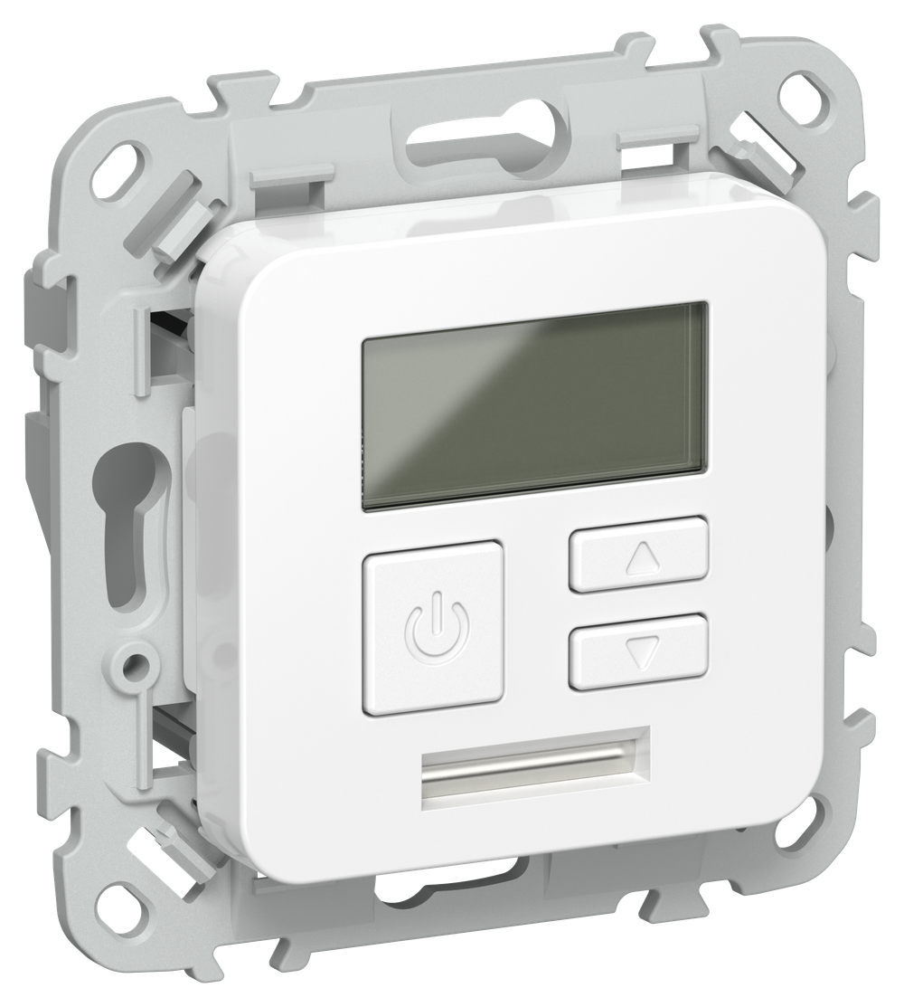 FLITE Термостат электронный с дисплеем 16А Т-ФлБ белый IEK