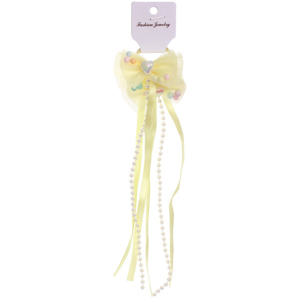 Резинки для волос детские 2шт «КОНФЕТКИ», бантики, микс 5 цветов, d-3см/20