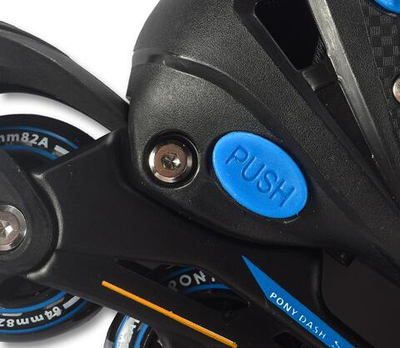 Ролики, PU полная вспышка, сумка (р-р S31-34 M35-38)