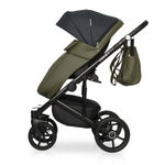 Коляска  OZON (2 в 1) (RIKO BASIC) 02 черно-зеленый