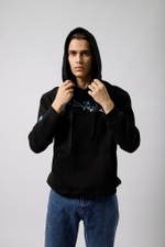 Худи STONE ISLAND (черн/начёс) ART:5649