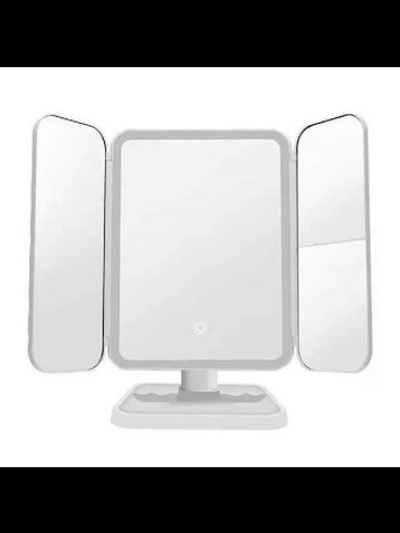 Настольное косметическое зеркало с LED подсветкой