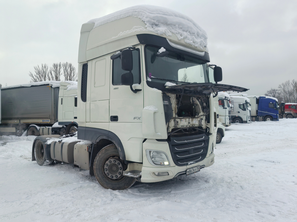 DAF XF 4x2 Седельный тягач XF 480 FT (Дизельный, 12,9 л, 483 л.с., АТ)