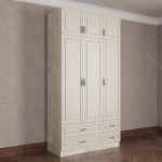 Шкаф распашной с антресолью 3/6 (мадес)