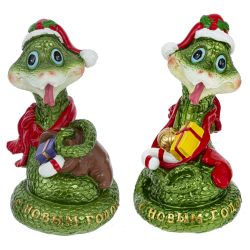 GAEM Фигурка декоративная "Змея", L6 W6,5 H9,5 см, 2в.