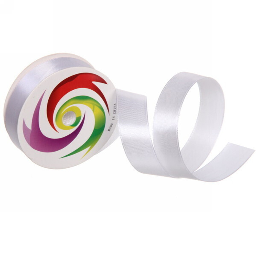 Лента для декорирования «Радуга» 2,0 см, 5 м, Белый
