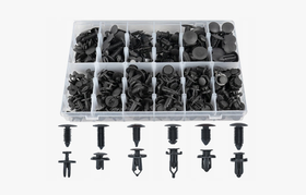 Автомобильные клипсы, пластиковые, набор из 240 шт. для крепления обшивки автомобиля