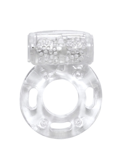 Эрекционное кольцо с вибрацией Rings Axle-pin white 0114-80Lola