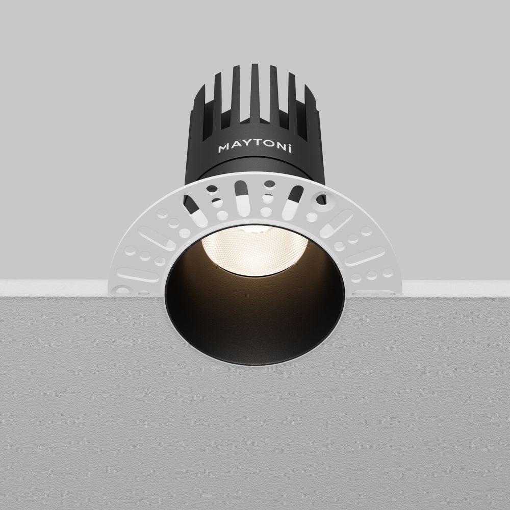 Светильник встраиваемый светодиодный Maytoni Dip DL122-15W-4K-TRS-B