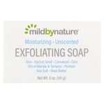 Mild By Nature, отшелушивающее мыло, с маслами марулы, таману и ши, без запаха, 141 г (5 унций)