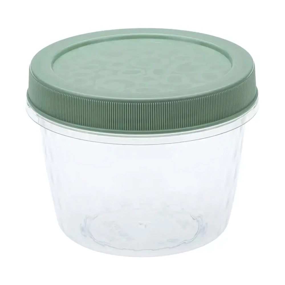 Банка для продуктов Ролл 0,55л Микс (разноцветный) 110x110x85 мм