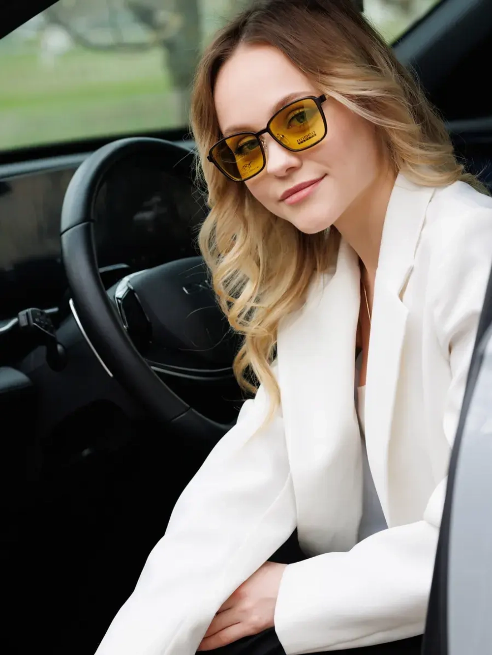 Оправа для очков с солнцезащитной накладкой 4в1