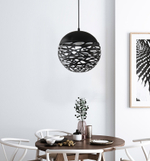 Pendant design lamp Kelly Cluster by Studio Italia Design (Black/sphere)