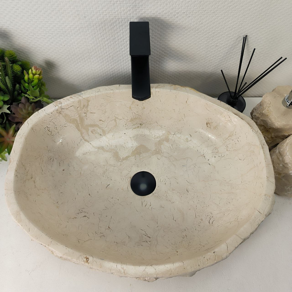Раковина из мрамора Erozy Cream EM-64953 58*45*15 0880